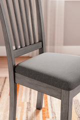 Front view of Apollo dining chair at Couch9 Calgary furniture store