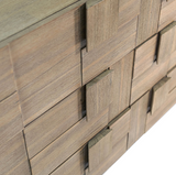 Top view of Atlantis 6 drawer dresser surface and modern finish