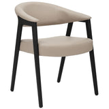 Bexley Dining Chair- Mushroom & Black