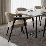 Bexley Dining Chair- Mushroom & Black