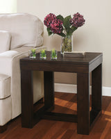 Blake Square End Table- Dark