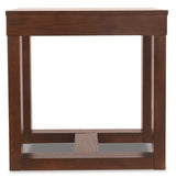 Blake Square End Table- Dark