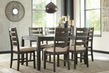 Brett 7pcs dining set available at Couch9 furniture store in Calgary Alberta
