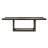 Front view of Brookings 7pcs dining set at Couch9 Calgary furniture store