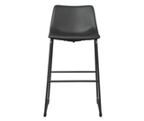 Camlyn Upholstered Bar Stool- Black