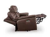 Corwell Power Recliner Sofa with ADJ Headrest
