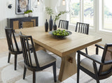 Galliden 7pcs dining set available in Calgary Airdrie Okotoks Chestermere Cochrane