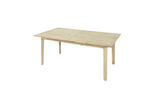 Gia Extendable Dining Table Front View – Calgary