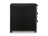 Helios Chairside End Table w/ 3 Drawers