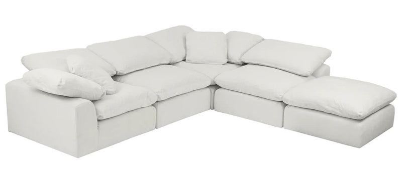 Gena Modular 5Pcs Sectional - White