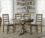 Irish Coast Extendable Dining Table Front View – Calgary