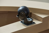 Top view of Jorielyn square cocktail table showing clean geometric design