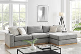Koa sectional sofa in modern design