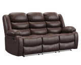 Krypton Manual Reclining Sofa with drop down table and LED Lighting