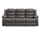 Krypton Manual Reclining Sofa with drop down table and LED Lighting