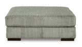 Top view of Larco oversized fog ottoman