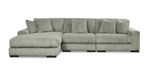 Larco 3-Piece Sectional with Chaise - Fog