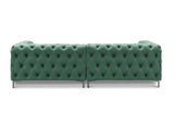 Sage green fabric detail of Las Vegas sofa from Couch9 Furniture Calgary
