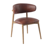 Milo dining chair leather available at Couch9 furniture store in Calgary Alberta