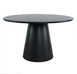 Nash Round Dining Pedestal Table Black – Calgary Furniture Store