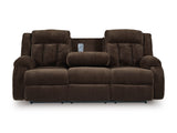 Olympus Power Recliner Sofa w/ Drop-down table