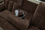 Olympus Power Recliner Sofa w/ Drop-down table