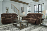 Olympus Power Recliner Sofa w/ Drop-down table