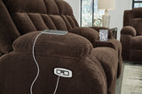 Olympus Power Recliner Sofa w/ Drop-down table