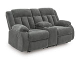 Olympus Power Recliner Loveseat w/ Console