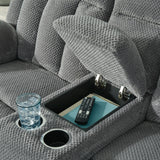 Olympus Power Recliner Loveseat w/ Console