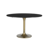 Pandora Dining Table Italian Black Marble – Calgary Furniture Store