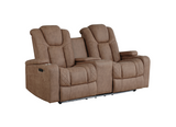 Panther Dual Power Recliner Loveseat