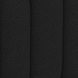 Close up of black bouclé texture on Regal large ottoman