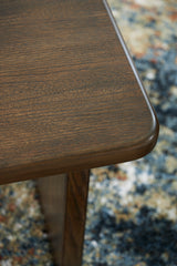 Shawbeck table set of 2 arranged as nesting tables stacked together