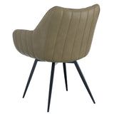 Talon Swivel Dining Chair- Moss