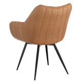 Talon Swivel Dining Chair- Camel