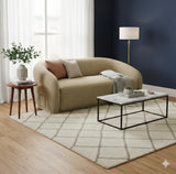 Tyler sofa styled in modern home for customers in Okotoks and Airdrie