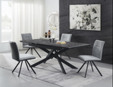 Front view of Waterhouse 7pcs dining set at Couch9 Calgary furniture store