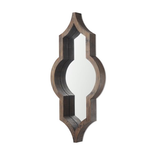 Tamanar Brown Wood Frame Mirror