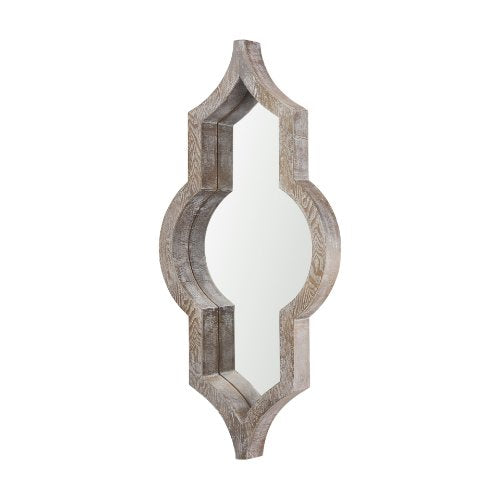 Tamanar Light Brown Wood Frame Wall Mirror