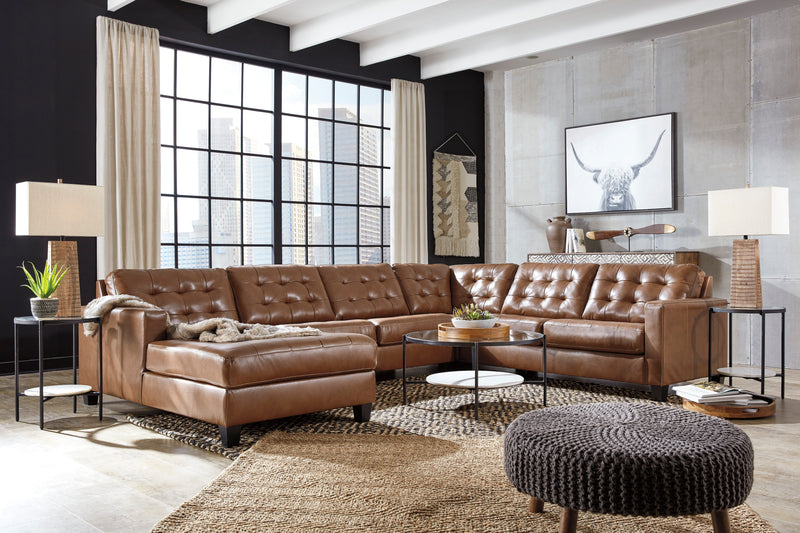 Boston 4 Pcs Sectional with LHF Chaise