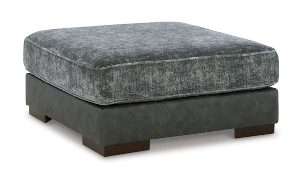 Blanca Oversized Ottoman - Pewter Color