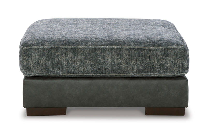 Blanca Oversized Ottoman - Pewter Color