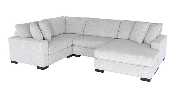 RANDALL SECTIONAL w/FLOATING OTTOMAN (LARGE) -MADE IN CANADA