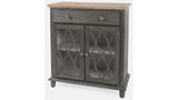 Front view of Aurora Hills 2 door accent chest at Couch9 Calgary furniture store