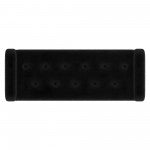 Pabel Storage Ottoman/Bench in Black with Gold Leg