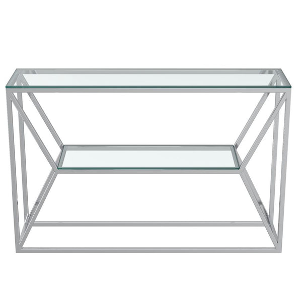 Dragor Console Table - Silver