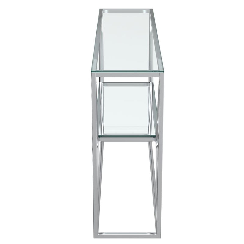 Dragor Console Table - Silver