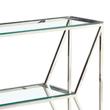 Dragor Console Table - Silver