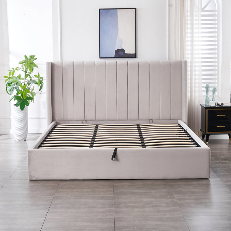 TERRY GREY KING HYDRAULIC BED